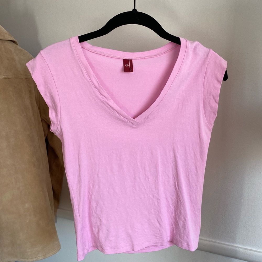 Y2K Pink V-Neck Tank Top